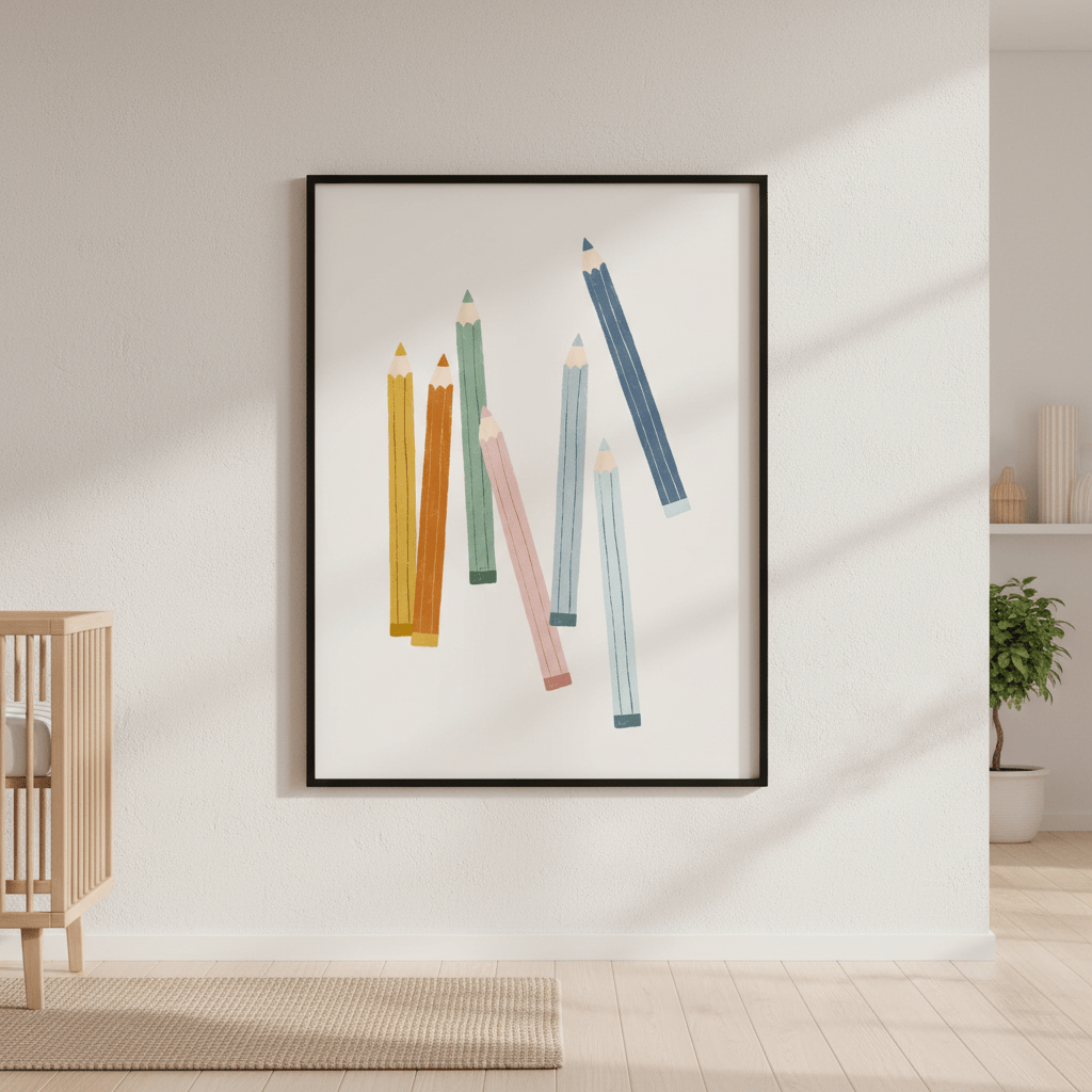 Colored Pencils by Menina Lisboa wall - art - picture - poster