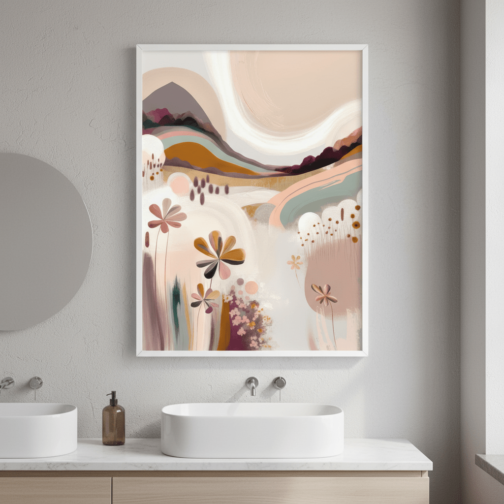 Colorful Hills by Bella Eve wall - art - picture - poster