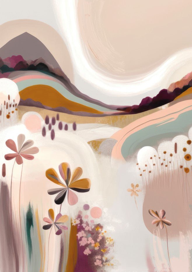 Colorful Hills by Bella Eve