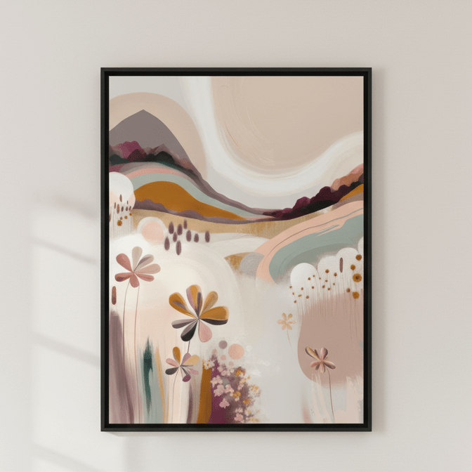 Colorful Hills by Bella Eve wall - art - picture - poster