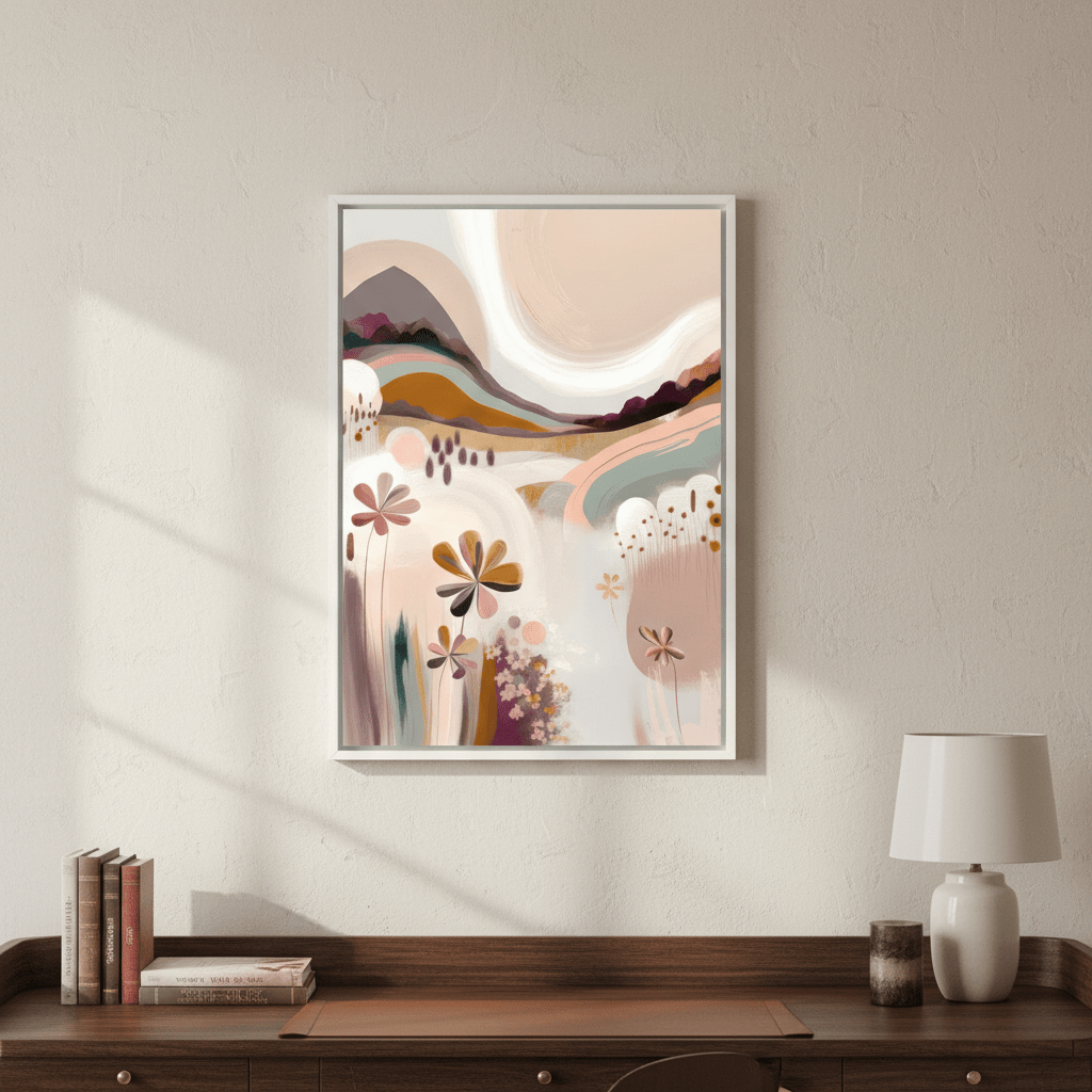 Colorful Hills by Bella Eve wall - art - picture - poster