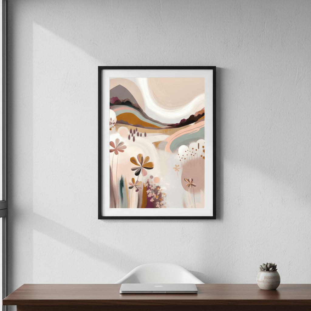 Colorful Hills by Bella Eve wall - art - picture - poster