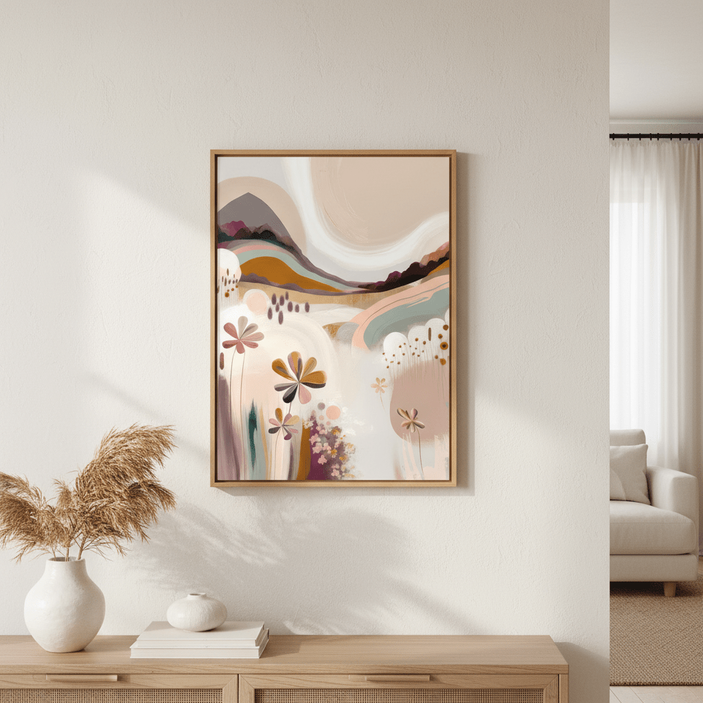Colorful Hills by Bella Eve wall - art - picture - poster