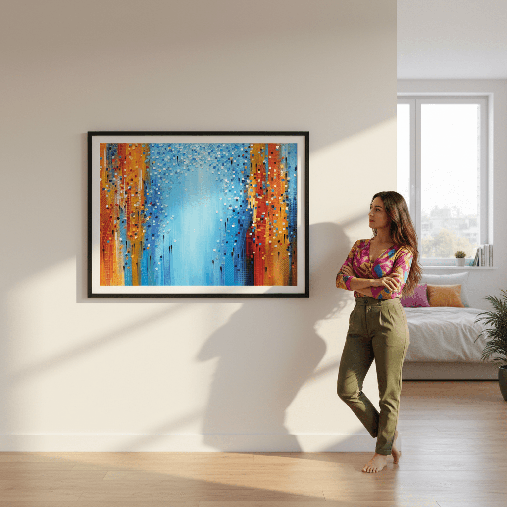 Colors of the City Mood by Ekaterina Ermilkina wall - art - picture - poster