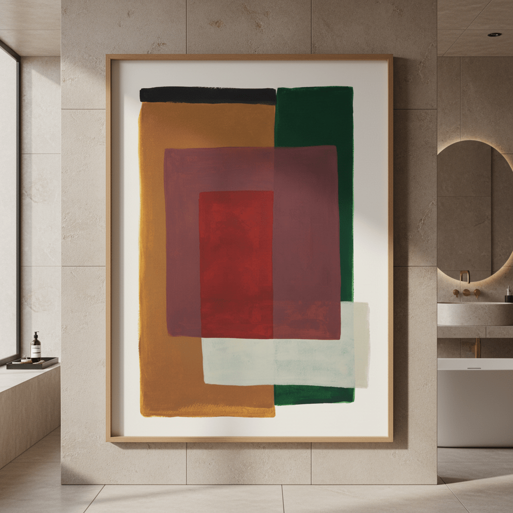 Colourblock by Berit Mongensen Lopez wall - art - picture - poster