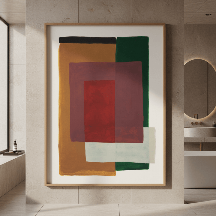 Colourblock by Berit Mongensen Lopez wall - art - picture - poster