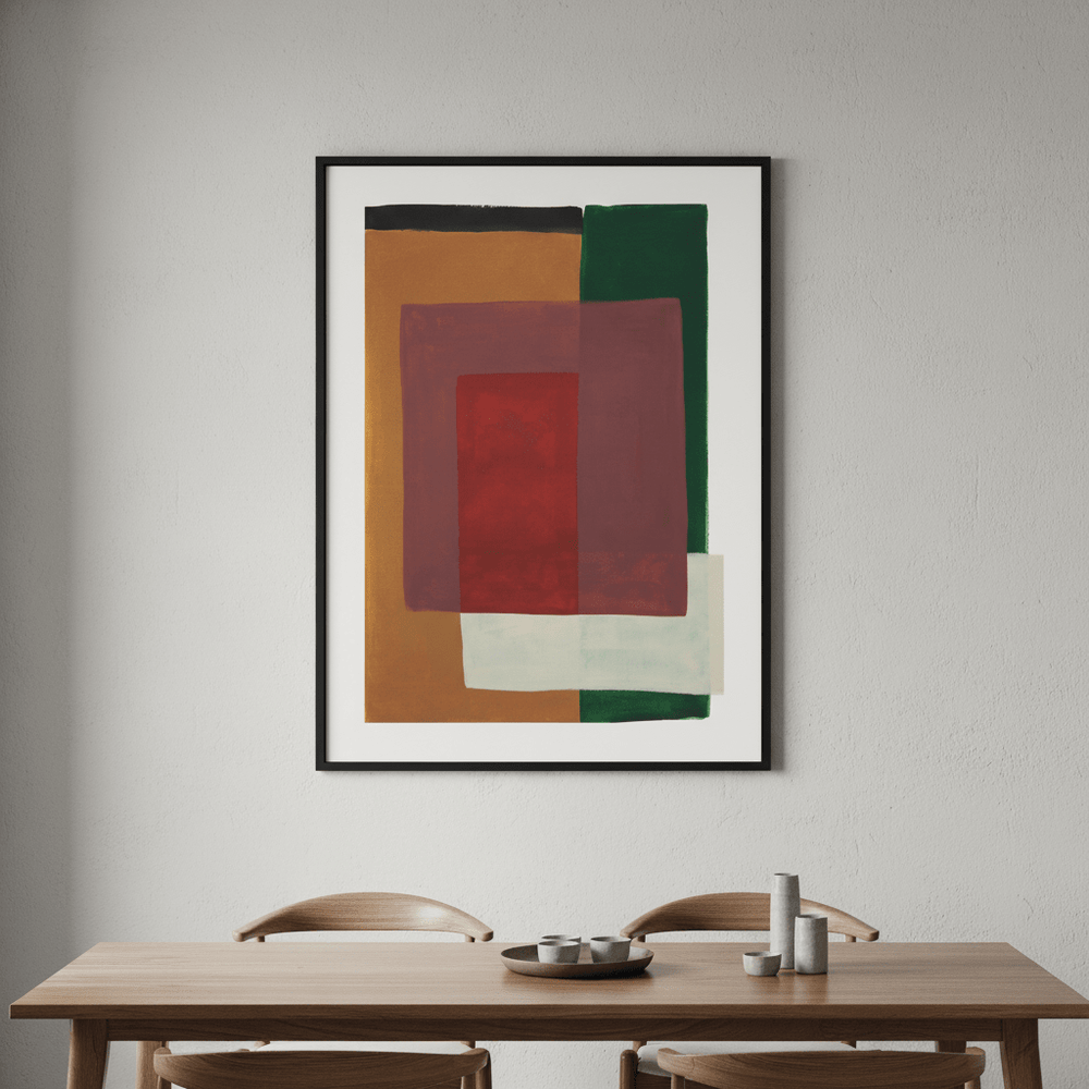 Colourblock by Berit Mongensen Lopez wall - art - picture - poster