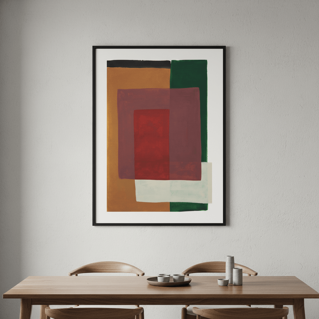 Colourblock by Berit Mongensen Lopez wall - art - picture - poster