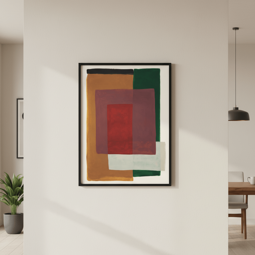 Colourblock by Berit Mongensen Lopez wall - art - picture - poster
