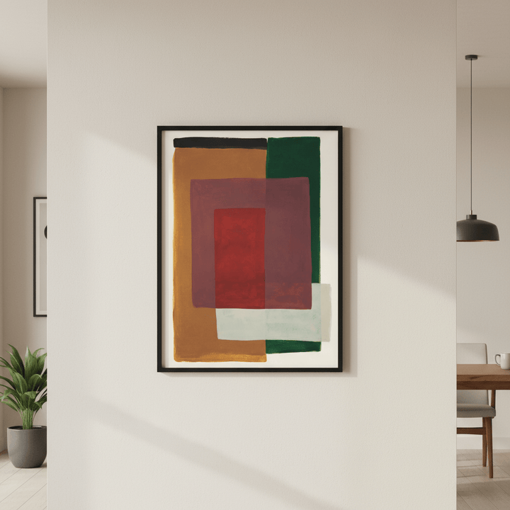 Colourblock by Berit Mongensen Lopez wall - art - picture - poster