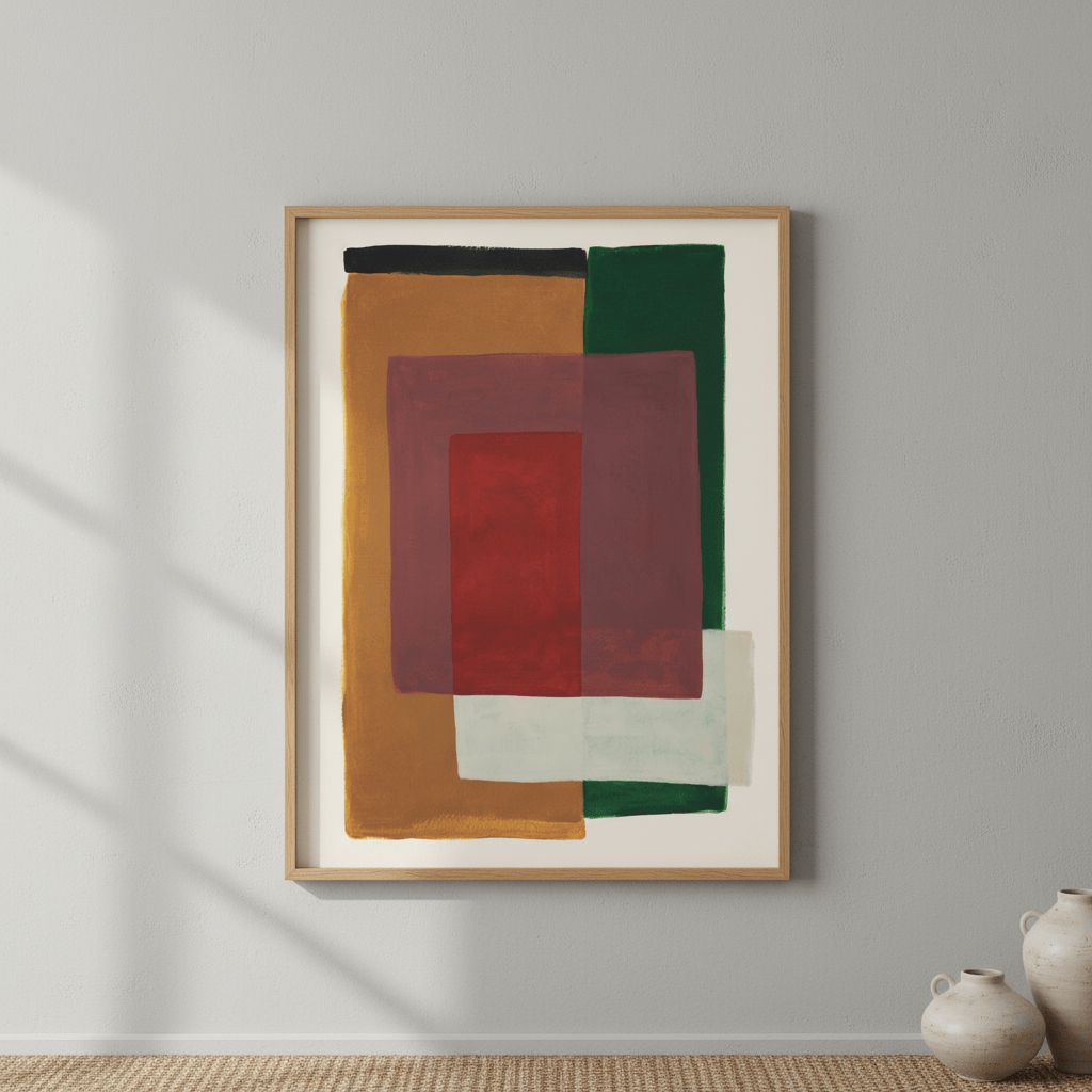 Colourblock by Berit Mongensen Lopez wall - art - picture - poster