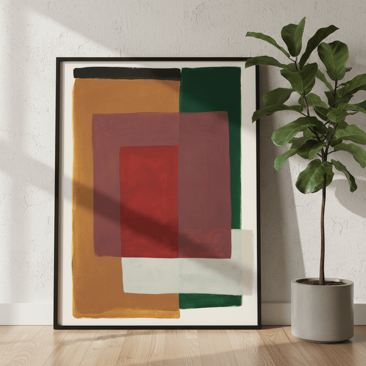 Colourblock by Berit Mongensen Lopez wall - art - picture - poster