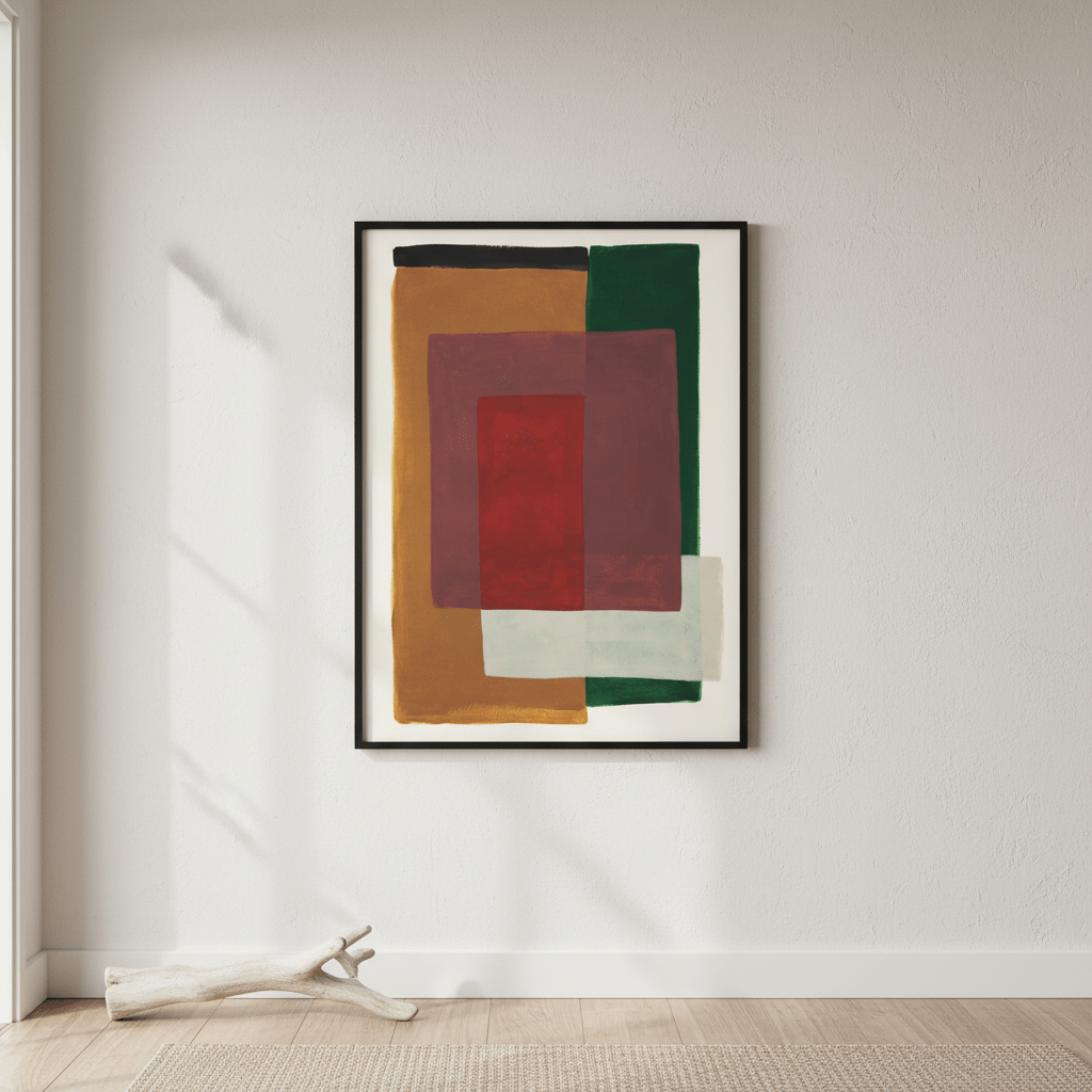 Colourblock by Berit Mongensen Lopez wall - art - picture - poster