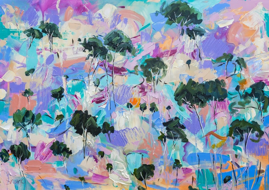 Coloured Rain By Angela Hawkey