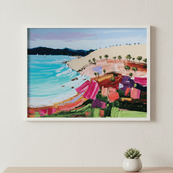 Coloured Summer by Angela Hawkey | Art & Canvas Print