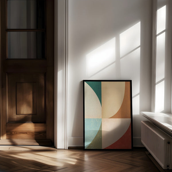 Colourful Abstract Square Prints by Maison Bootsy