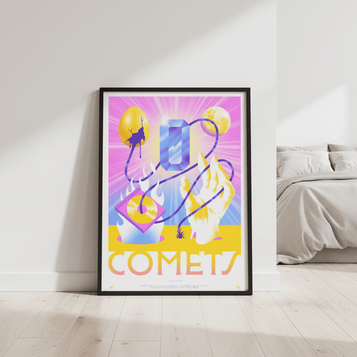 Comets by Itamar Makover wall - art - picture - poster
