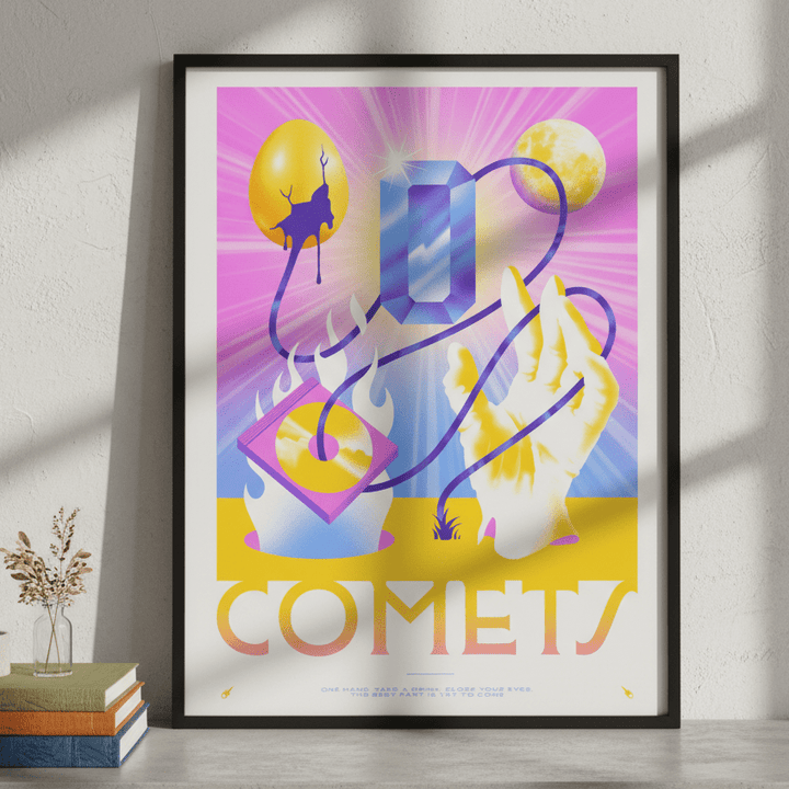 Comets by Itamar Makover wall - art - picture - poster