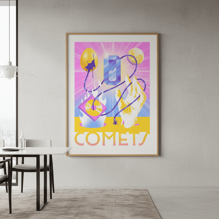 Comets by Itamar Makover wall - art - picture - poster