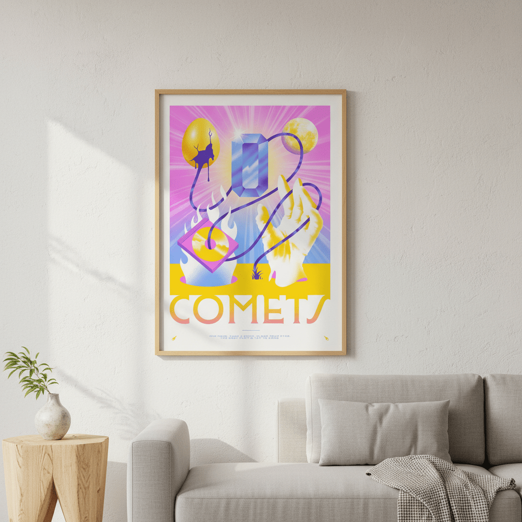 Comets by Itamar Makover wall - art - picture - poster