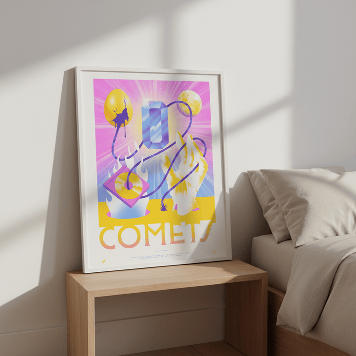 Comets by Itamar Makover wall - art - picture - poster