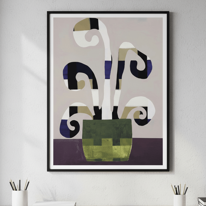 Composed Growth by Berit Mongensen Lopez wall - art - picture - poster