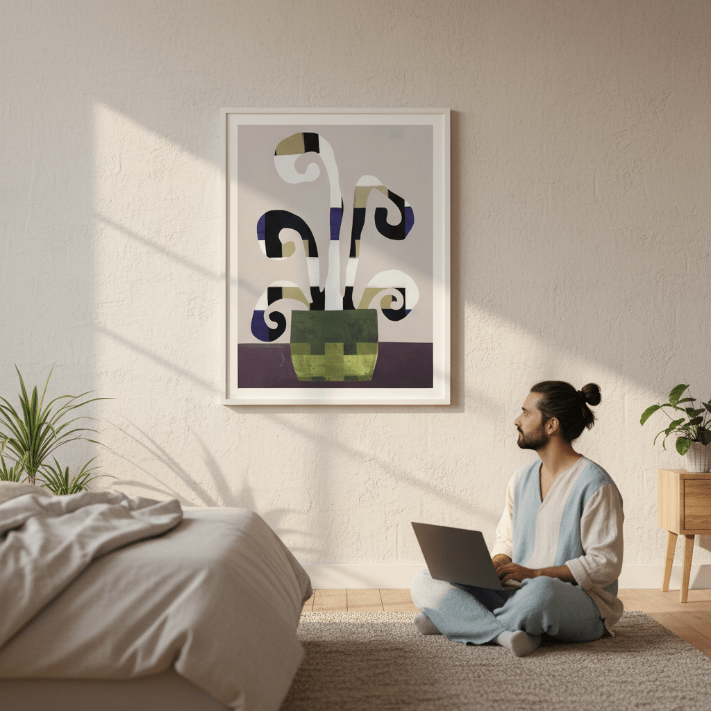 Composed Growth by Berit Mongensen Lopez wall - art - picture - poster
