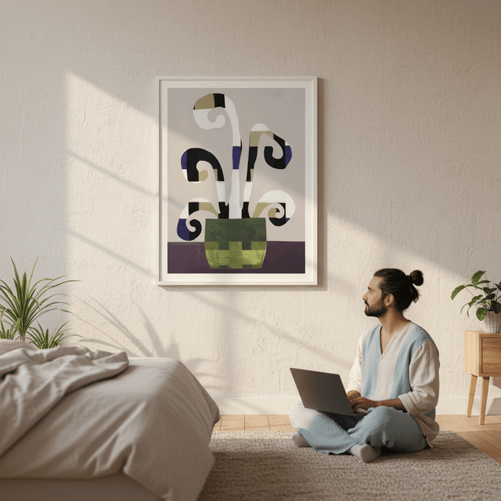 Composed Growth by Berit Mongensen Lopez wall - art - picture - poster