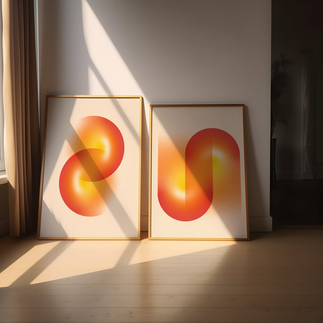 Continuum Ember Set of 2 Prints wall - art - picture - poster