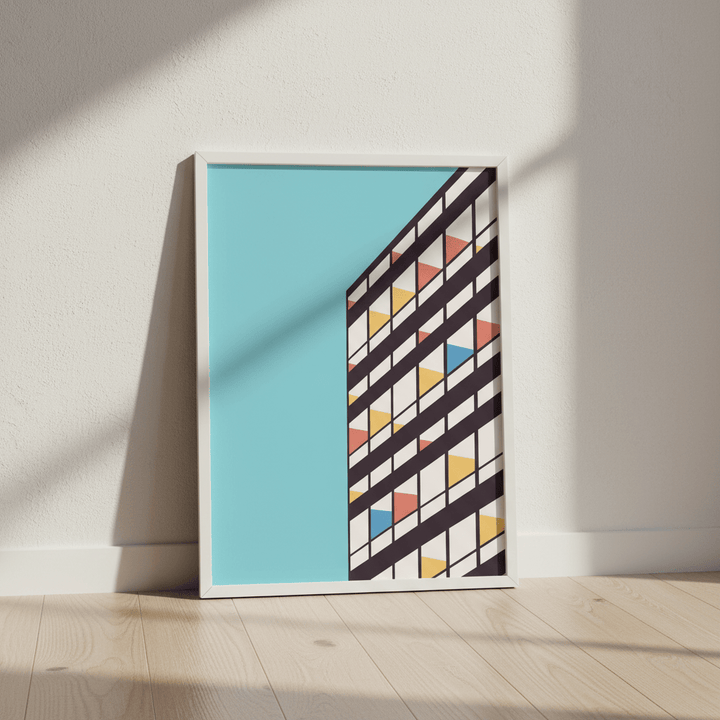 Corbusier by Florent Bodart wall - art - picture - poster