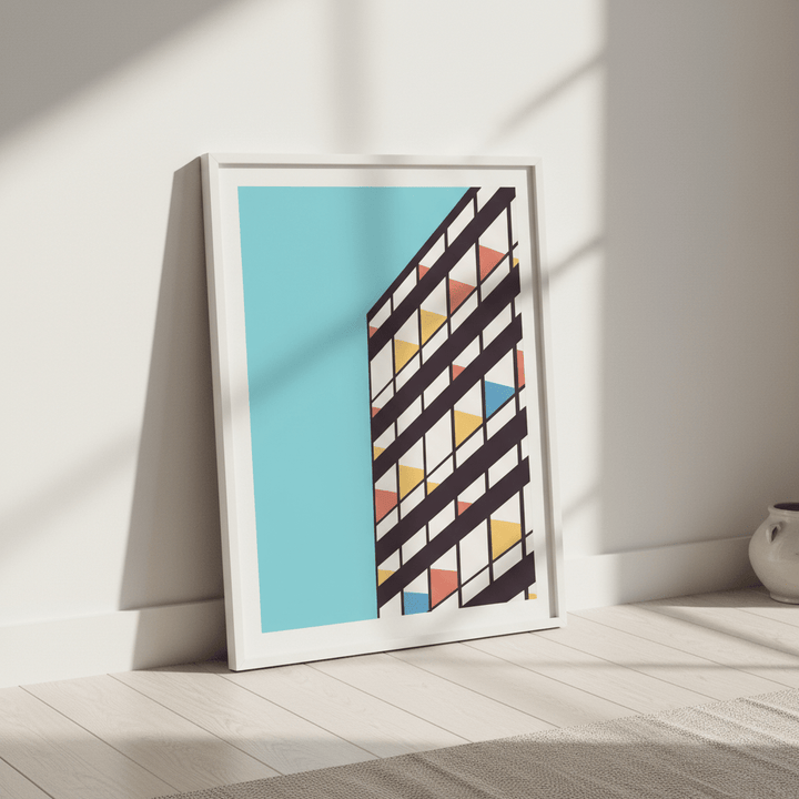 Corbusier by Florent Bodart wall - art - picture - poster