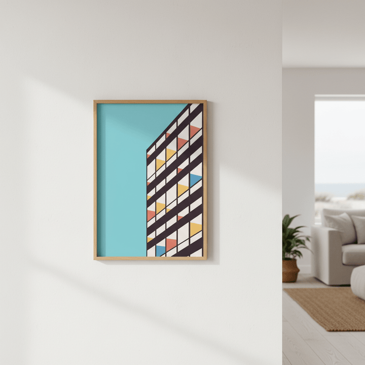 Corbusier by Florent Bodart wall - art - picture - poster
