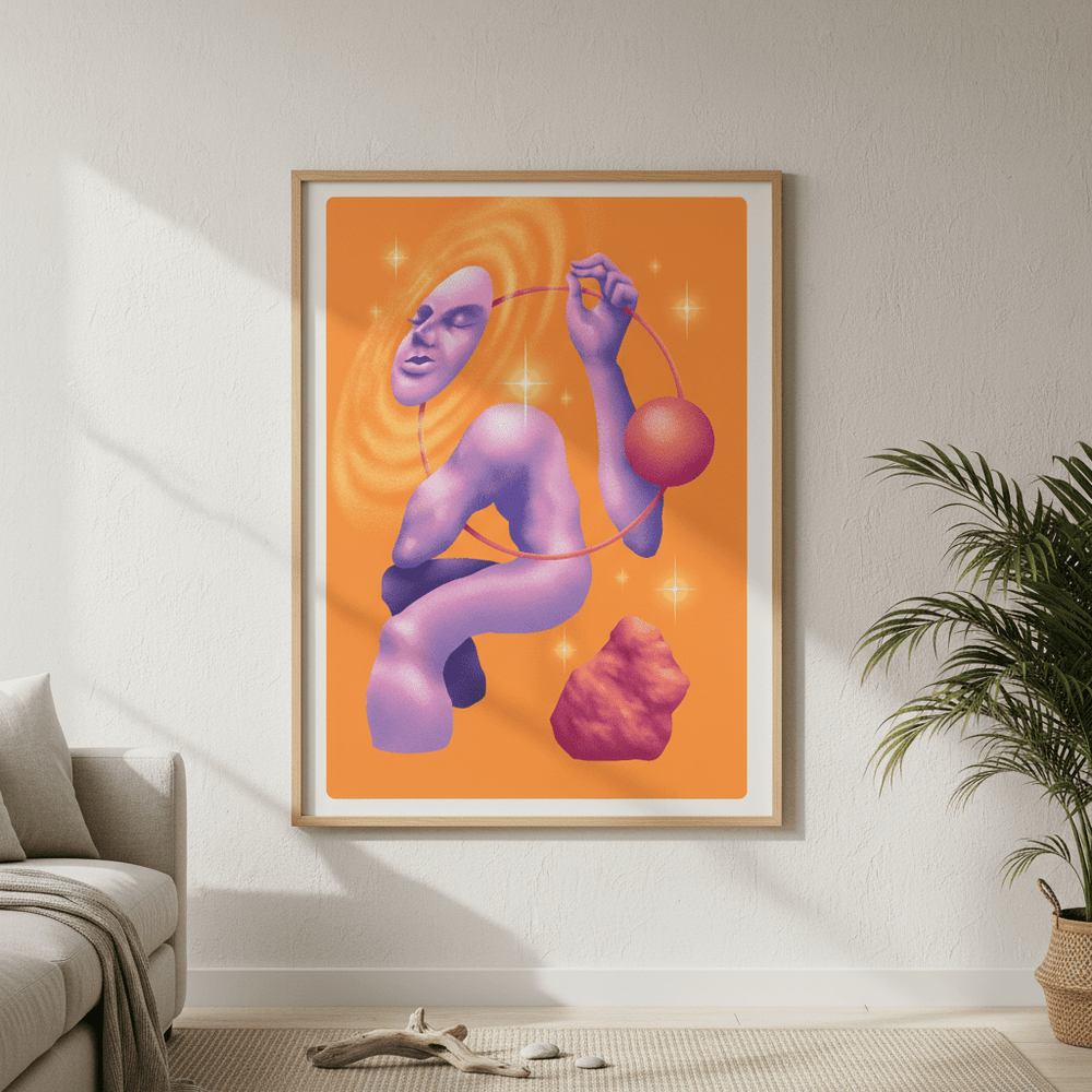 Cosmic Balance by Itamar Makover wall - art - picture - poster