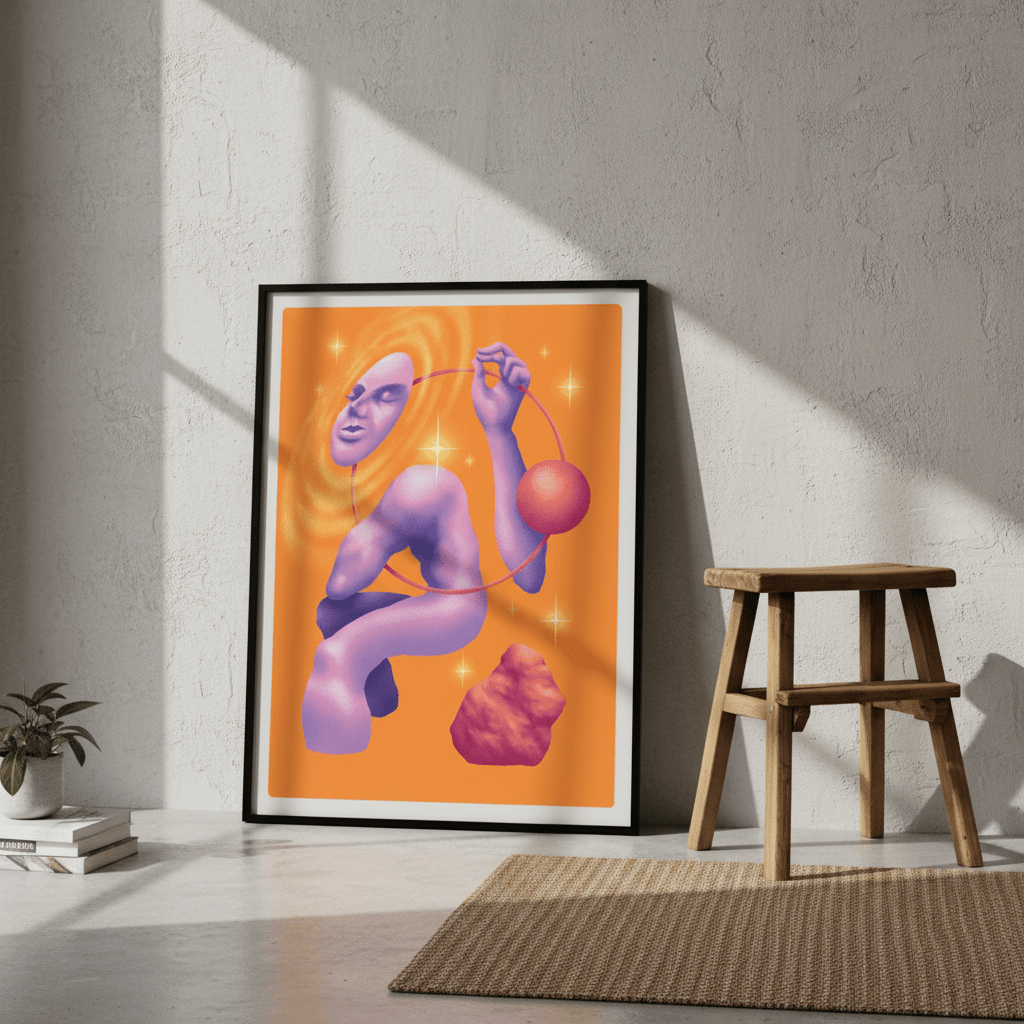 Cosmic Balance by Itamar Makover wall - art - picture - poster