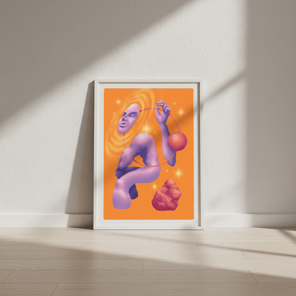 Cosmic Balance by Itamar Makover wall - art - picture - poster