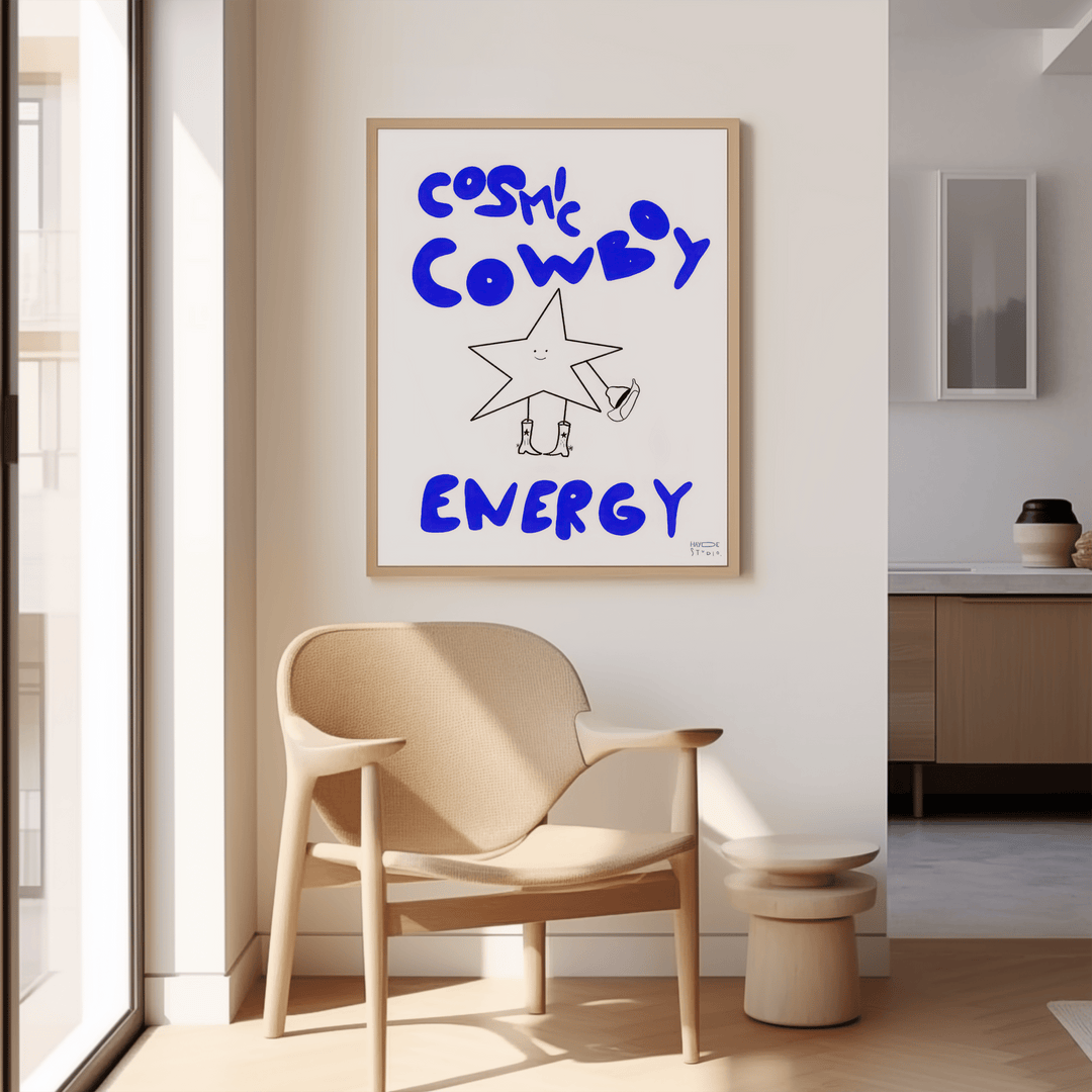 Cosmic Cowboy Energy by Hayde Nizard wall - art - picture - poster