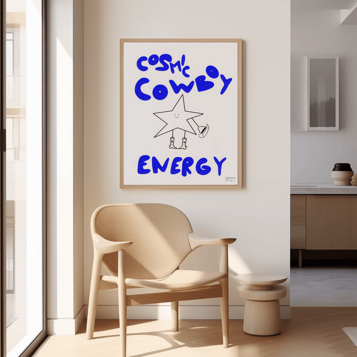 Cosmic Cowboy Energy by Hayde Nizard wall - art - picture - poster