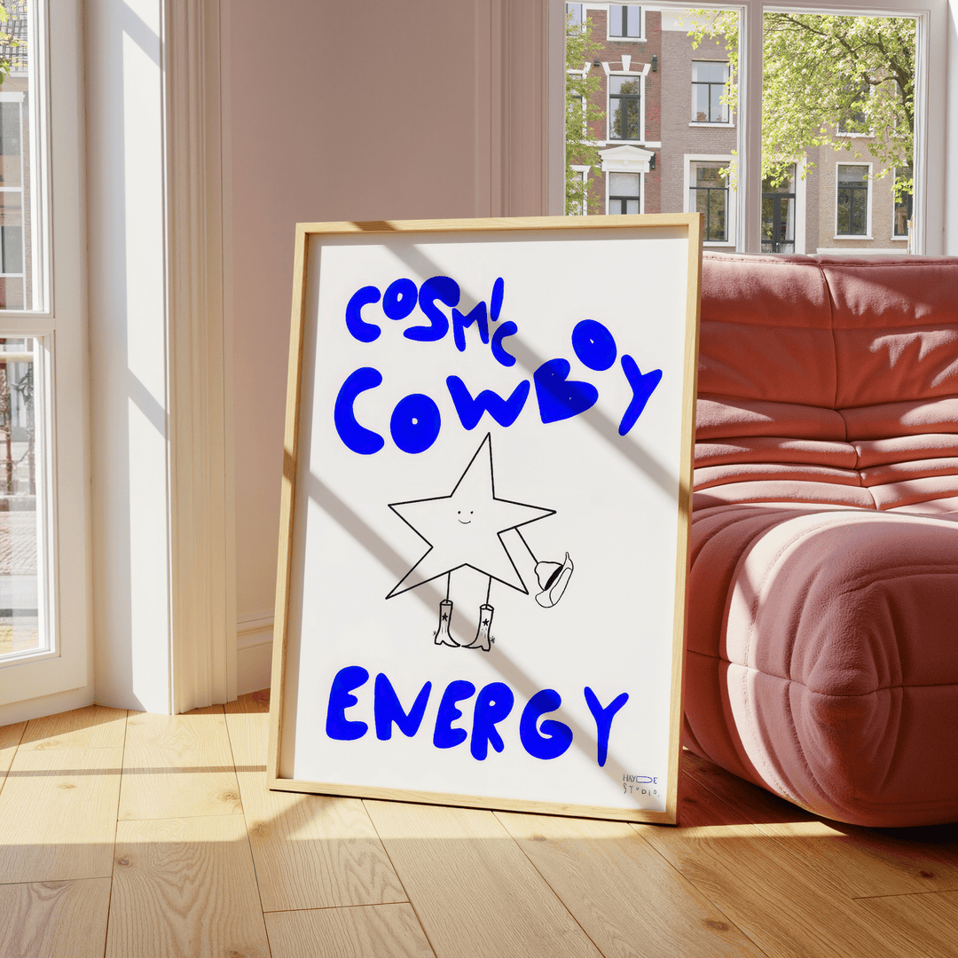 Cosmic Cowboy Energy by Hayde Nizard wall - art - picture - poster
