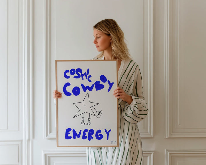 Cosmic Cowboy Energy by Hayde Nizard wall - art - picture - poster
