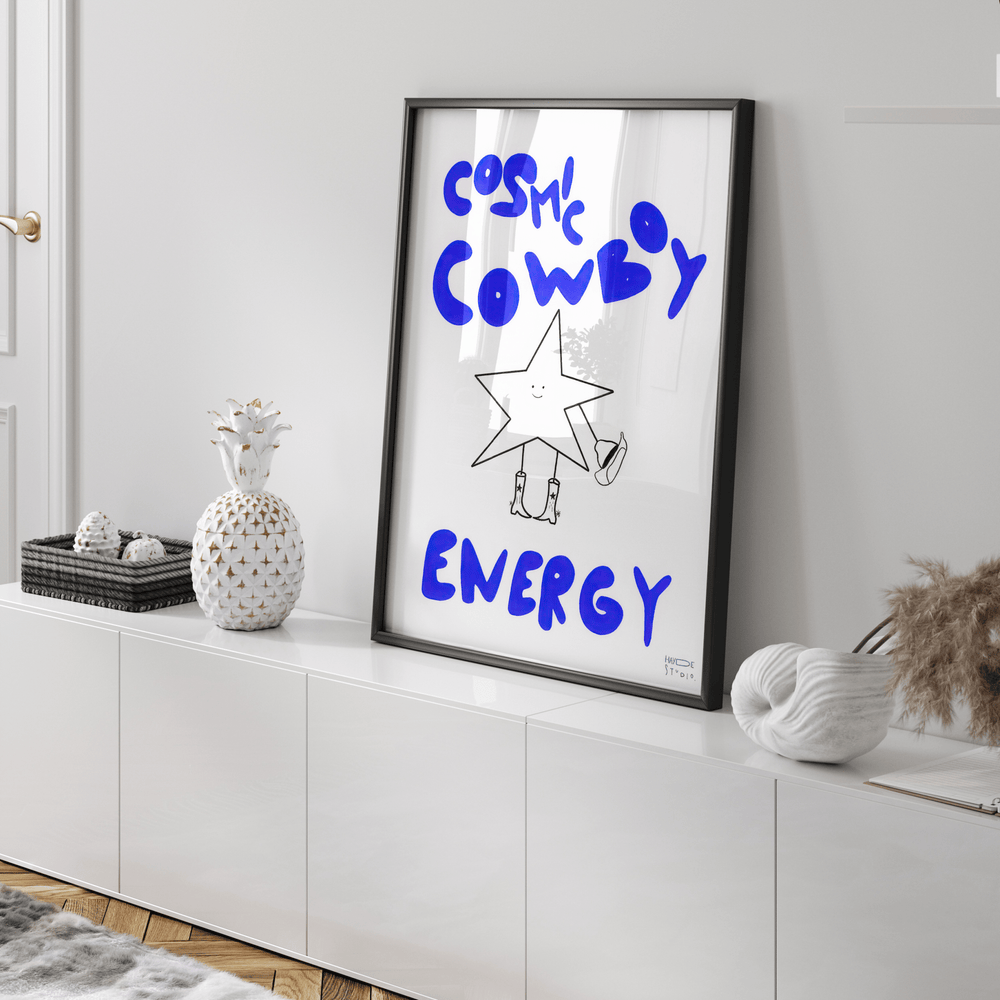 Cosmic Cowboy Energy by Hayde Nizard wall - art - picture - poster
