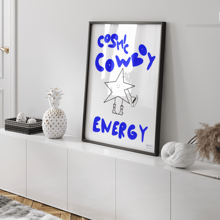 Cosmic Cowboy Energy by Hayde Nizard wall - art - picture - poster