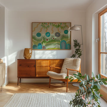 Country Connections by Domica Hill,galley wall,timber border