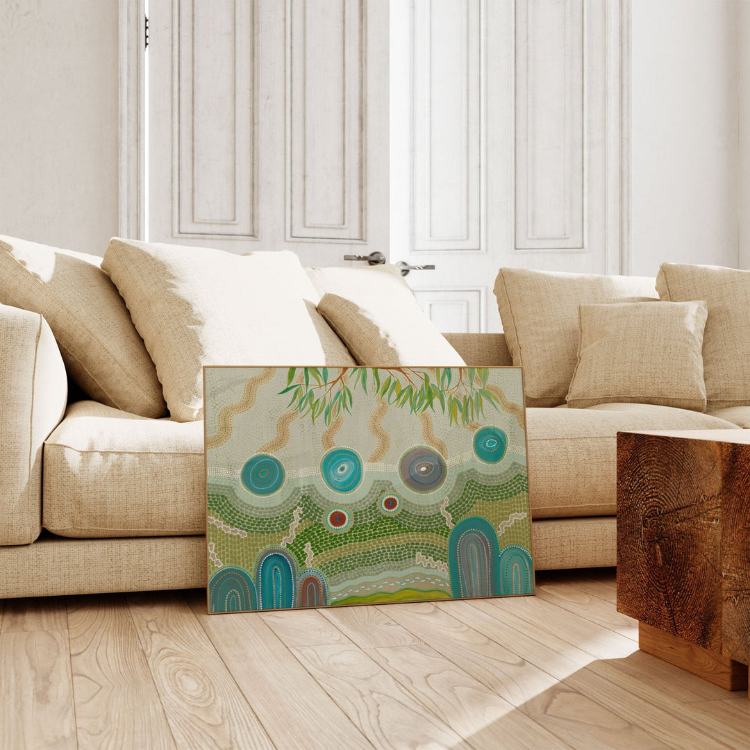 Country Connections by Domica Hill,galley wall,timber border