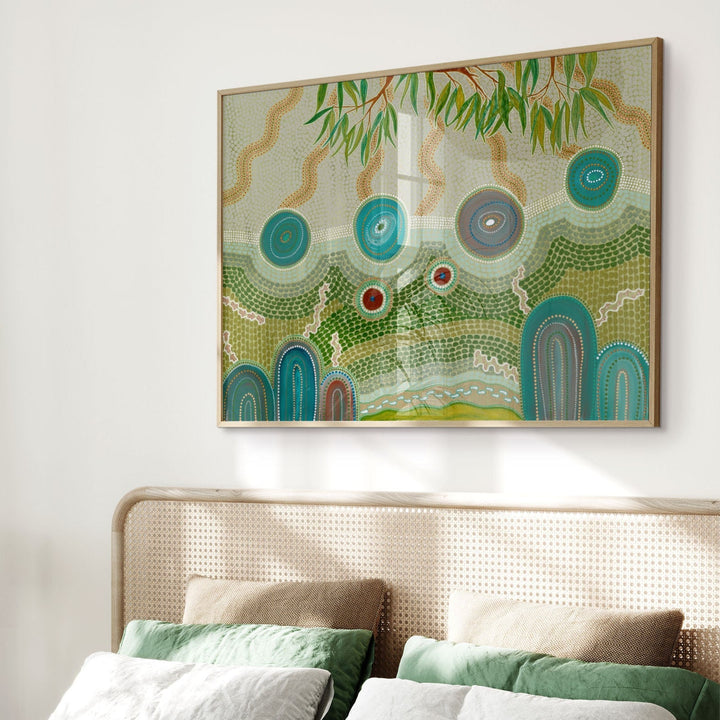 Country Connections by Domica Hill,galley wall,timber border