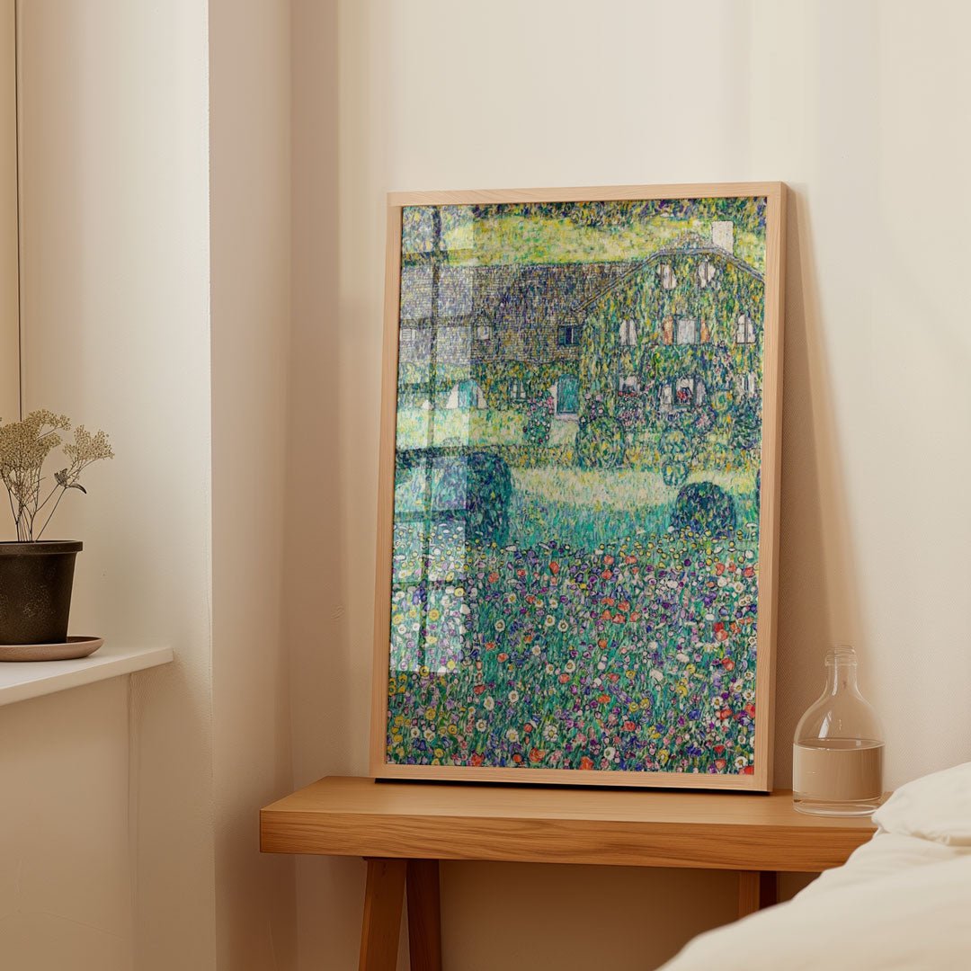 Country House on Lake Atter Wall Art by Gustav Klimt - Style My Wall