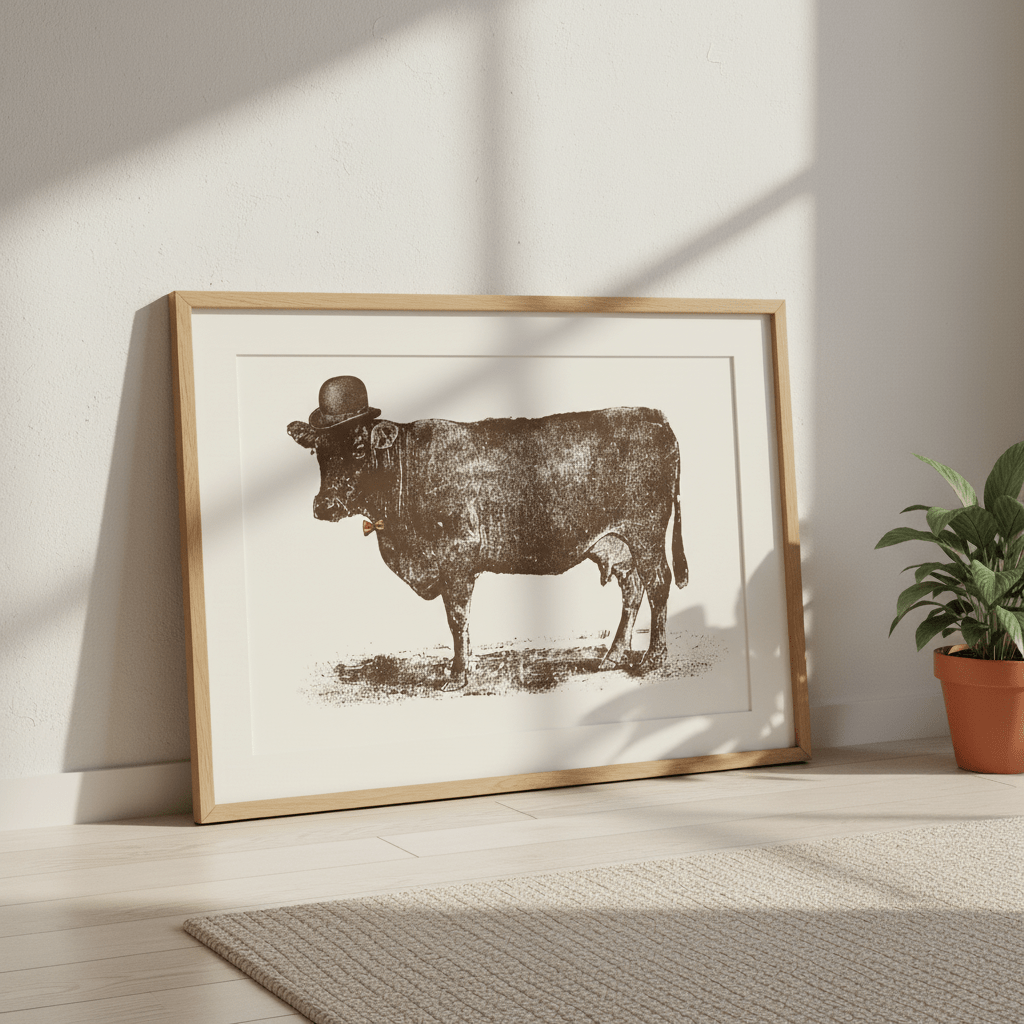 Cow Cow Nut by Florent Bodart wall - art - picture - poster