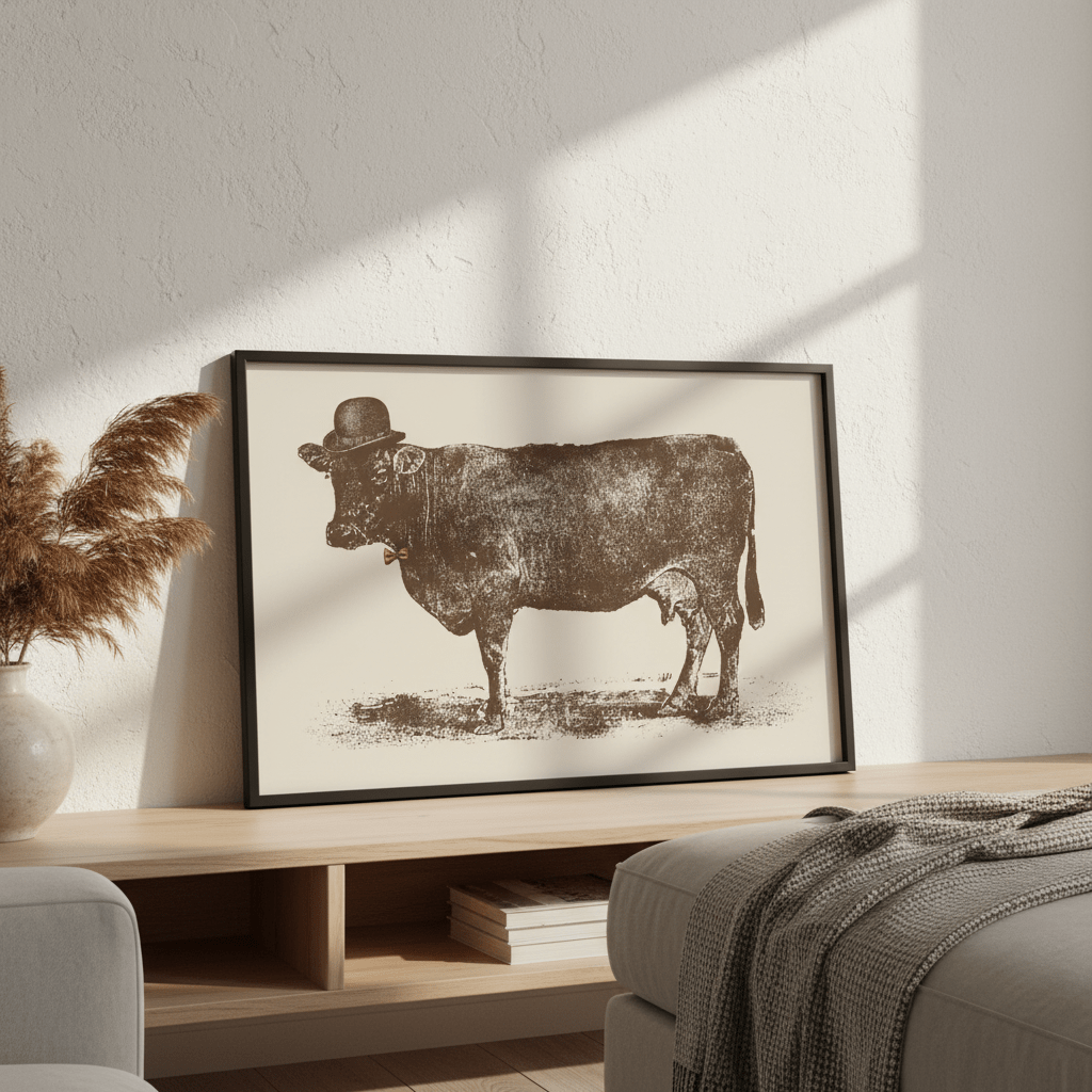 Cow Cow Nut by Florent Bodart wall - art - picture - poster