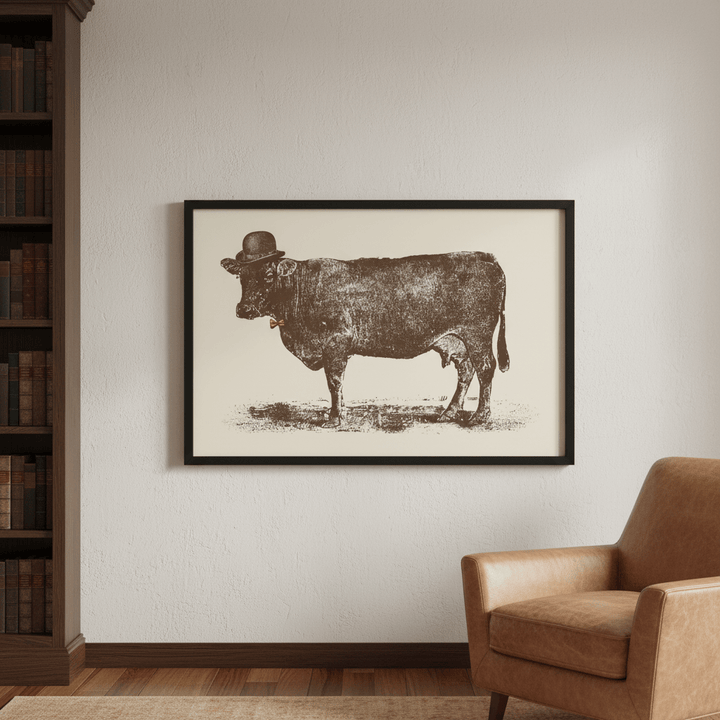 Cow Cow Nut by Florent Bodart wall - art - picture - poster