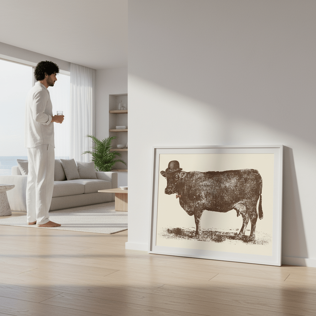 Cow Cow Nut by Florent Bodart wall - art - picture - poster