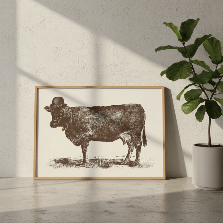 Cow Cow Nut by Florent Bodart wall - art - picture - poster